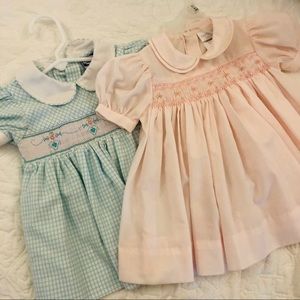 Two Smocked Dresses